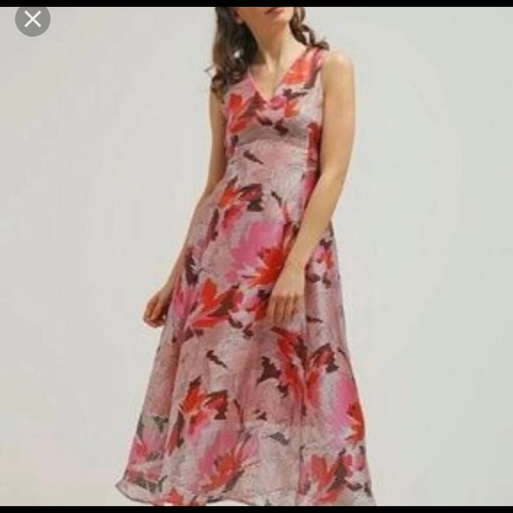 LK Bennett Midi Party Dress - Picture 2 of 8